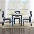 Steve Silver Darcy 5pc Dining Set in Blue