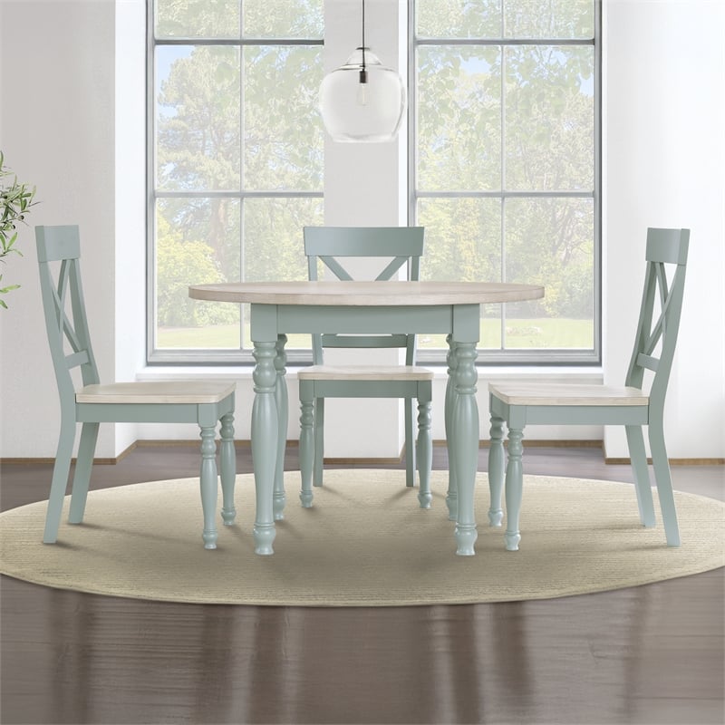 Steve Silver Darcy 5pc Dining Set in Green