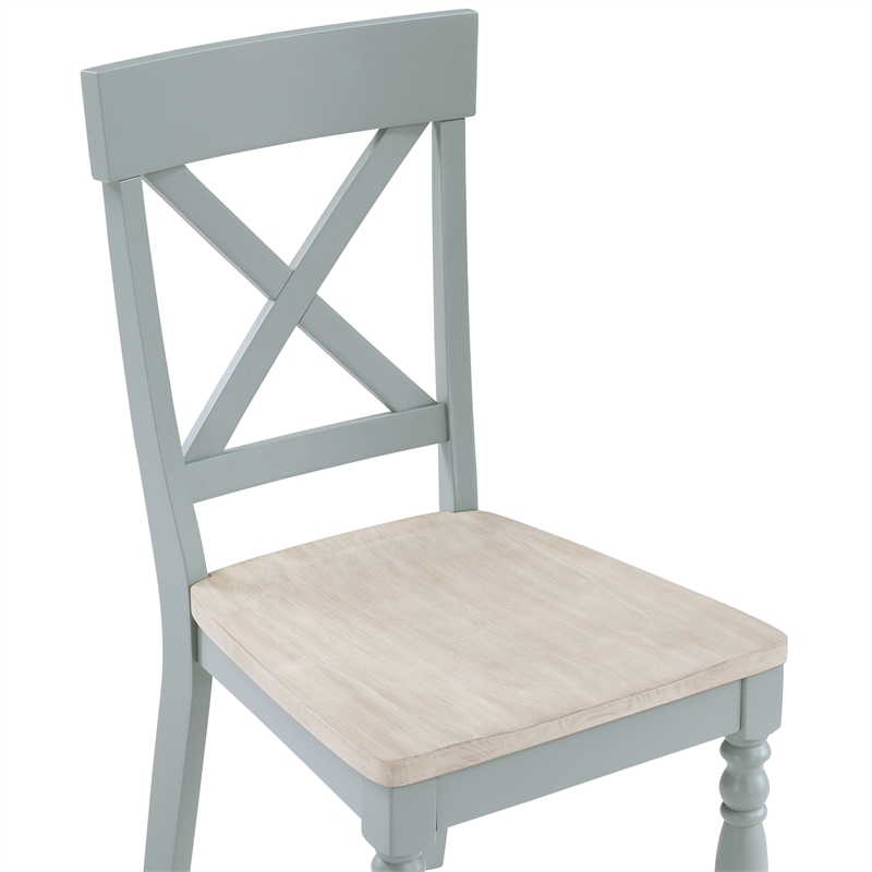 Steve Silver Darcy 5pc Dining Set in Green
