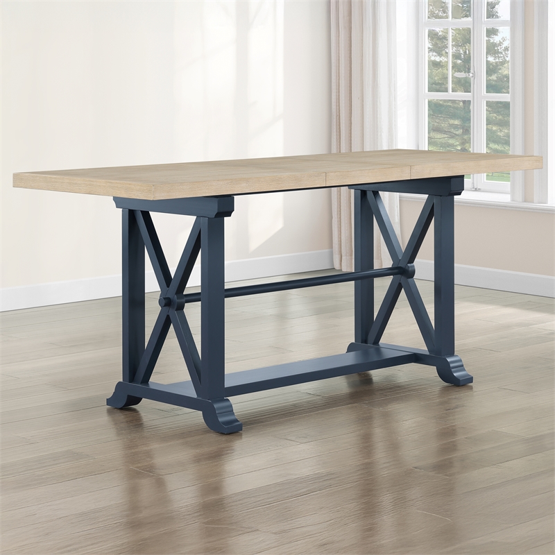 Steve Silver Darcy 5pc Counter Dining Set in Blue