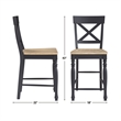 Steve Silver Darcy 5pc Counter Dining Set in Blue