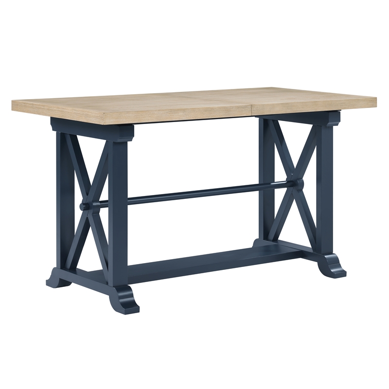 Steve Silver Darcy 5pc Counter Dining Set in Blue