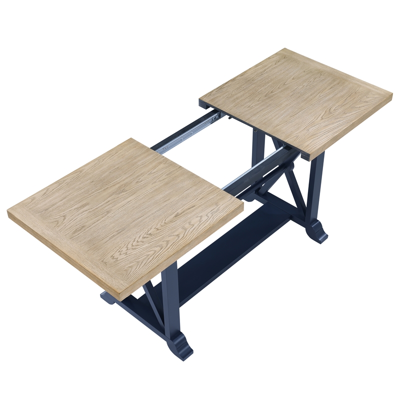Steve Silver Darcy 5pc Counter Dining Set in Blue