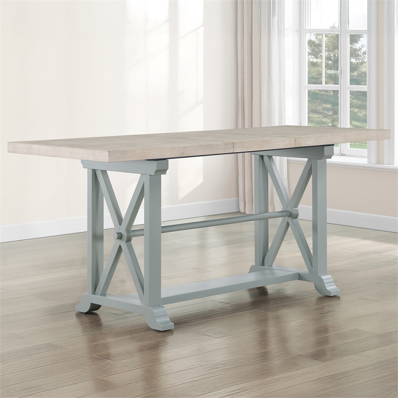 Steve Silver Darcy 5pc Counter Dining Set in Green