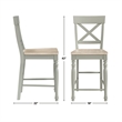 Steve Silver Darcy 5pc Counter Dining Set in Green