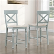 Steve Silver Darcy 5pc Counter Dining Set in Green