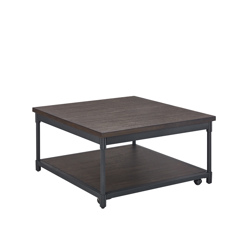 Steve Silver Prescott 3 Piece Coffee & End Table Set in Brown
