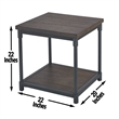Steve Silver Prescott 3 Piece Coffee & End Table Set in Brown