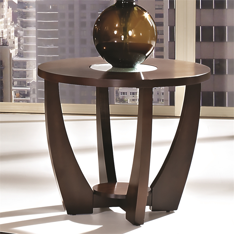Steve Silver Rafael 3pc Coffe Table Set in Brown