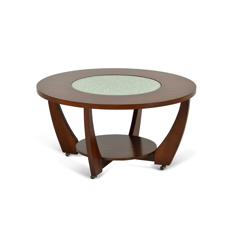 Steve Silver Rafael 3pc Coffe Table Set in Brown