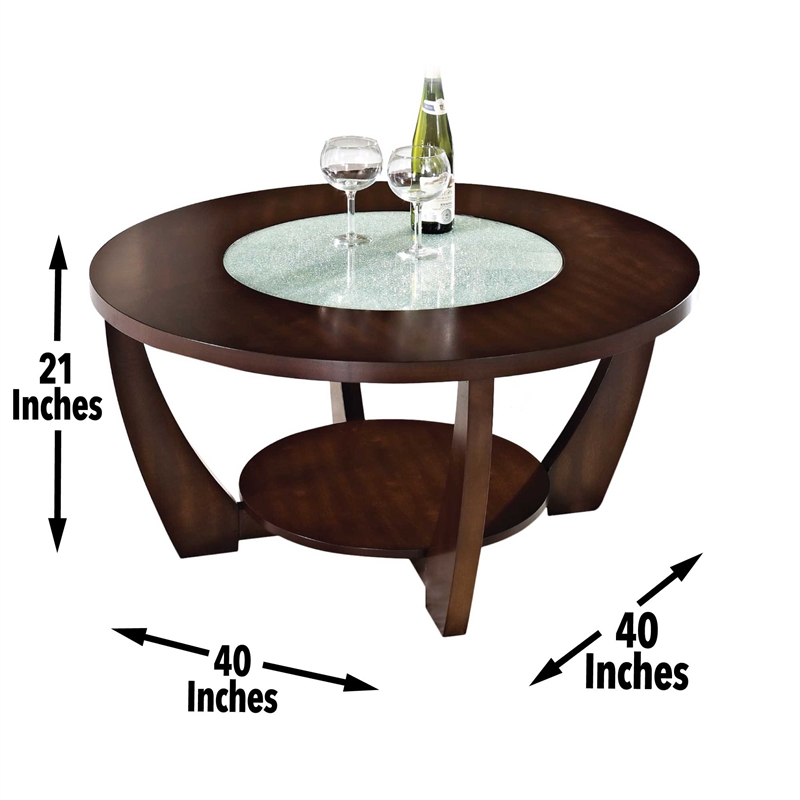 Steve Silver Rafael 3pc Coffe Table Set in Brown