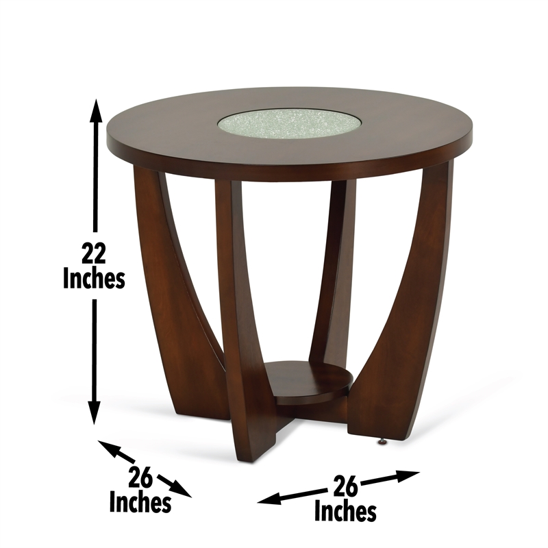Steve Silver Rafael 3pc Coffe Table Set in Brown