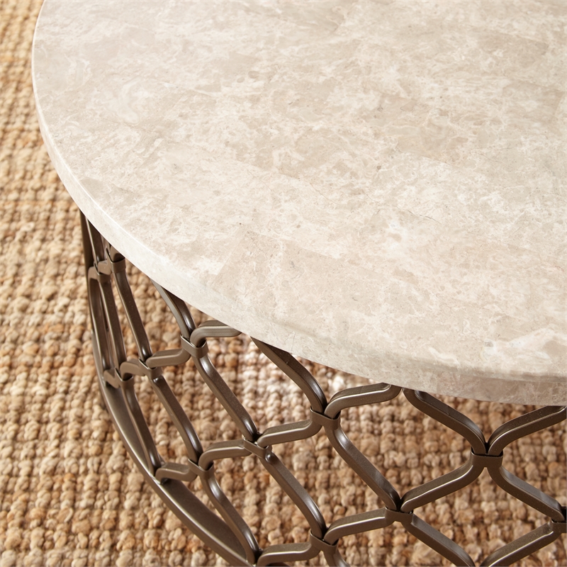 Steve Silver Roland 3pc Coffee & End Table Set in White