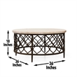 Steve Silver Roland 3pc Coffee & End Table Set in White