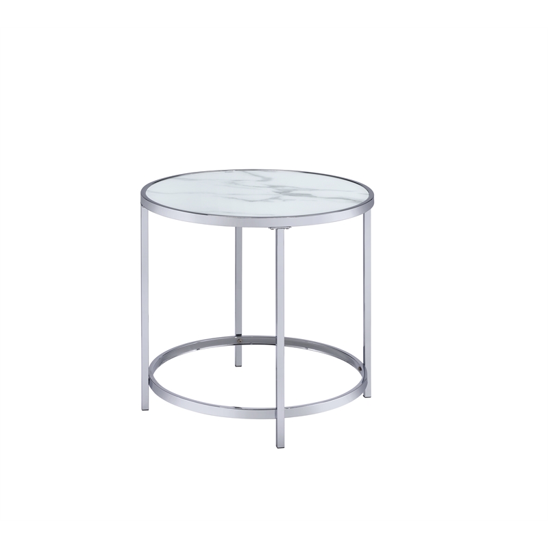 Steve Silver Rayne 3pc Coffee & End Table Set in White