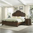 Steve Silver Royale 3 pc King Bedroom Set(2 NS+Bed) in Brown