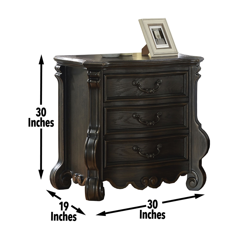Steve Silver Royale King 5PC Bedroom Set (2 NS &Bed) in Brown