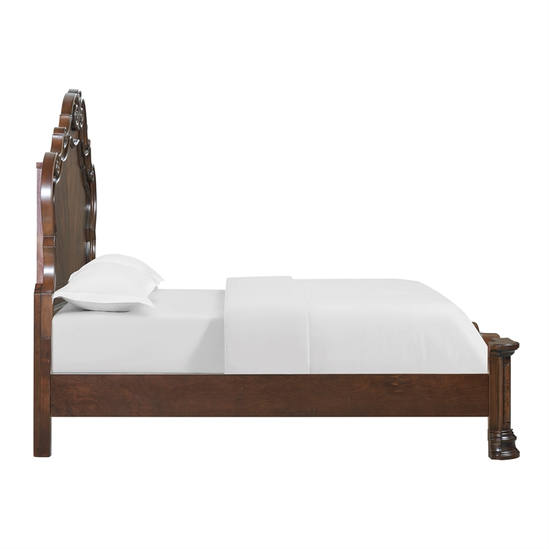 Steve Silver Royale 3 pc Queen Bedroom Set(2 NS+Bed) in Brown