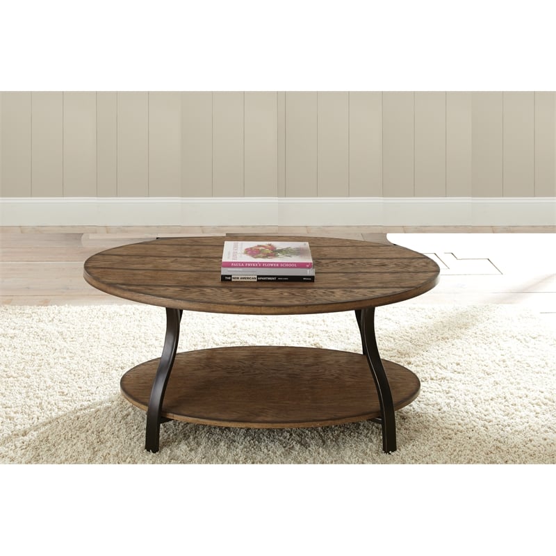 Steve Silver Denise 3pc Coffee Table Set in Brown