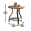 Steve Silver Denise 3pc Coffee Table Set in Brown