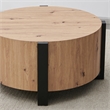 Steve Silver Darcie Faux Wood 3-Piece Coffee & End Table Set in Tan