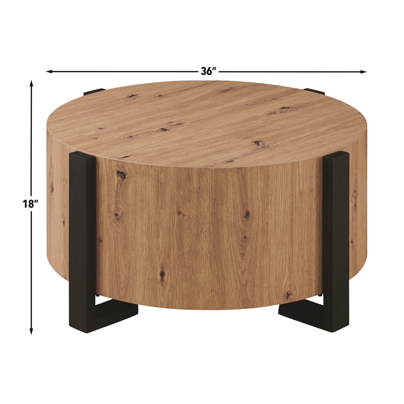 Steve Silver Darcie Faux Wood 3-Piece Coffee & End Table Set in Tan