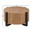 Steve Silver Darcie Faux Wood 3-Piece Coffee & End Table Set in Tan