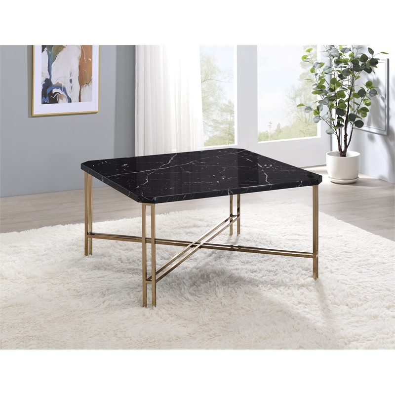 Steve Silver Daxton 3pc Coffee & End Table Set in Black
