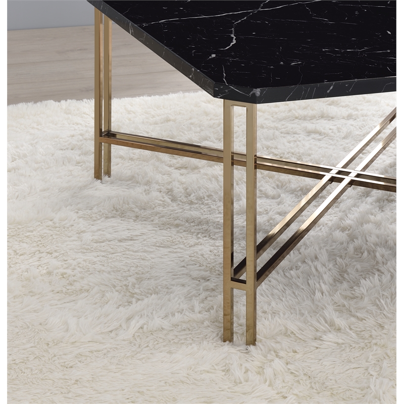 Steve Silver Daxton 3pc Coffee & End Table Set in Black