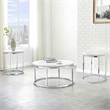 Steve Silver Echo 3pc Coffee & End Table Set in White