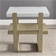 Steve Silver Perth 3-Piece Marble Top Coffee & End Table Set