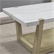 Steve Silver Perth 3-Piece Marble Top Coffee & End Table Set