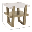 Steve Silver Perth 3-Piece Marble Top Coffee & End Table Set