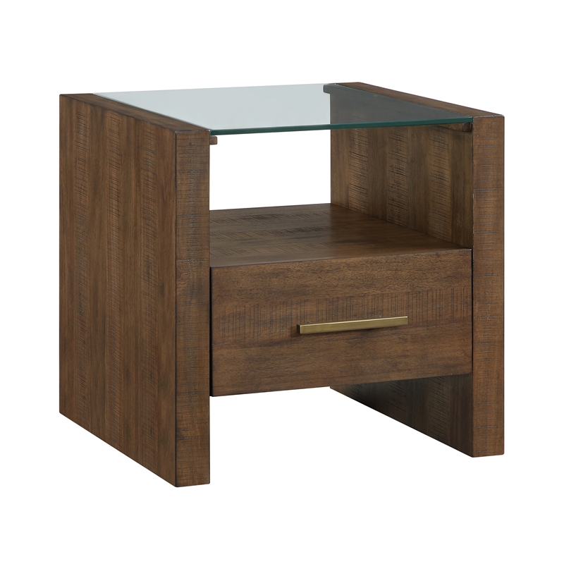 Steve Silver Garland 3-Piece Coffee & End Table Set in Brown
