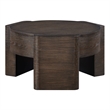 Steve Silver Salina Espresso Round Coffee & End Table Set in Brown