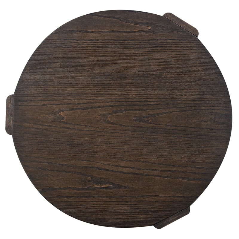 Steve Silver Salina Espresso Round Coffee & End Table Set in Brown