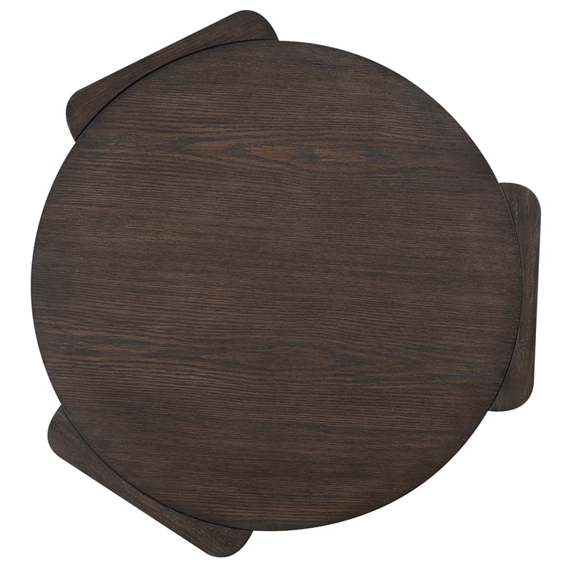 Steve Silver Salina Espresso Round Coffee & End Table Set in Brown