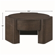 Steve Silver Salina Espresso Round Coffee & End Table Set in Brown