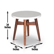Steve Silver Serena 3pc Coffee & End Table Set in White