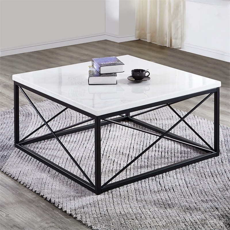Steve Silver Skyler 3pc Coffee & End Table Set in White