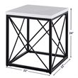 Steve Silver Skyler 3pc Coffee & End Table Set in White