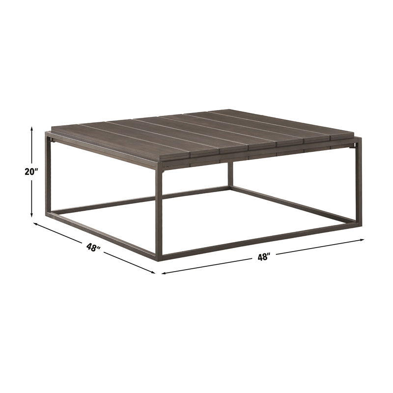 Steve Silver Tekoa 3PC Coffe & End Table Set in Brown