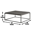Steve Silver Tekoa 3PC Coffe & End Table Set in Brown