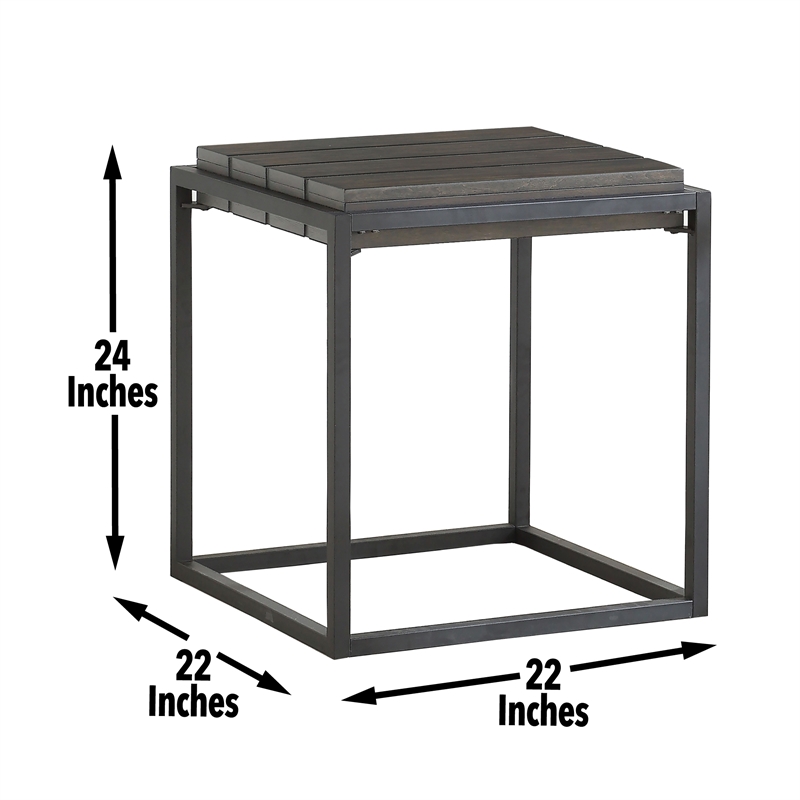Steve Silver Tekoa 3PC Coffe & End Table Set in Brown