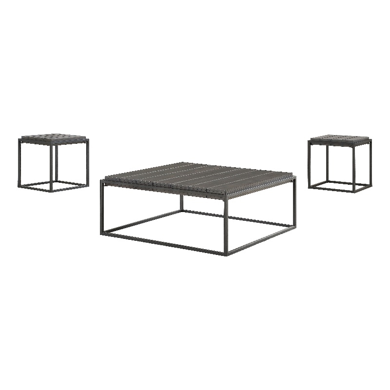 Steve Silver Tekoa 3PC Coffe & End Table Set in Brown
