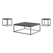 Steve Silver Tekoa 3PC Coffe & End Table Set in Brown
