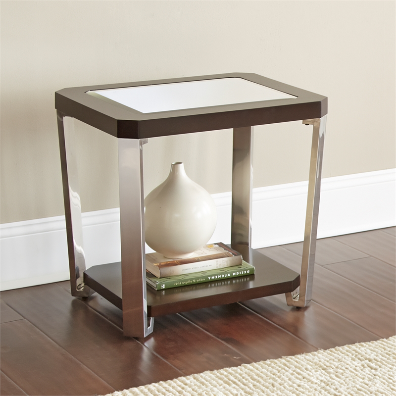 Steve Silver Truman 3pcs Occasional Coffee Table Set in Brown
