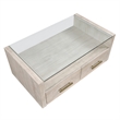 Steve Silver Garland Blonde 3-Piece Coffee & End Table Set in Tan