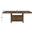 Steve Silver Garland 5pc Counter Dining Set in Brown