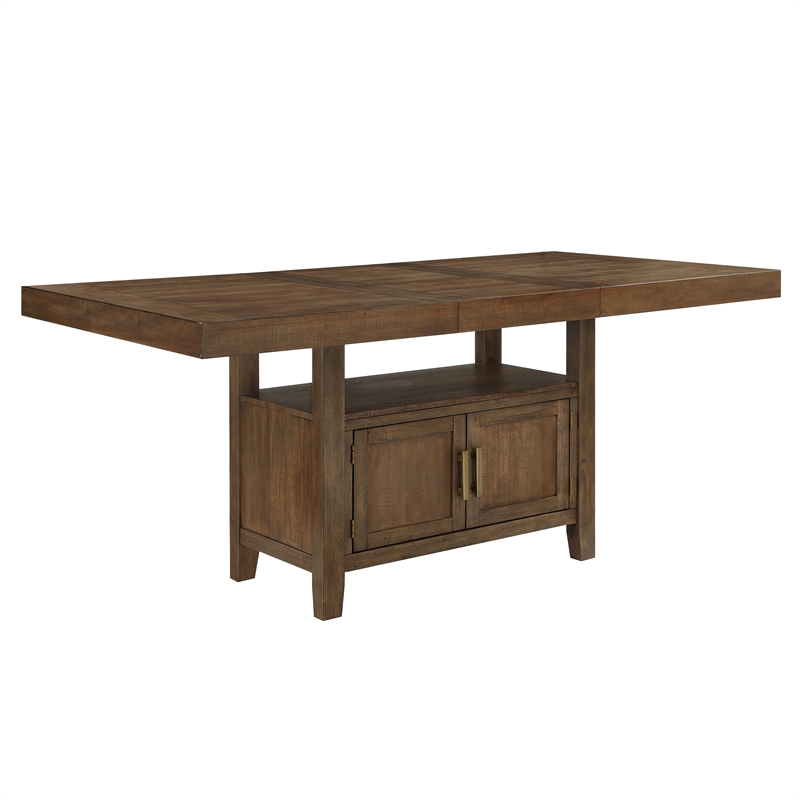 Steve Silver Garland 5pc Counter Dining Set in Brown